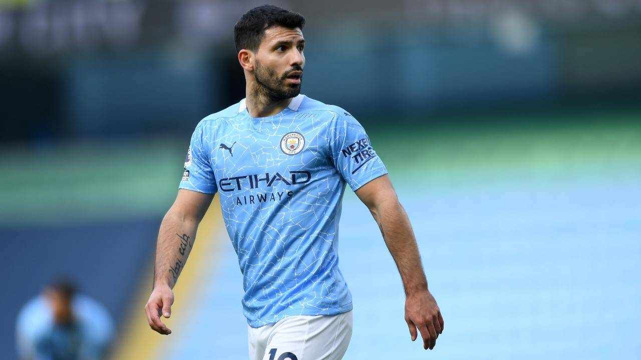 Sergio Aguero in campo