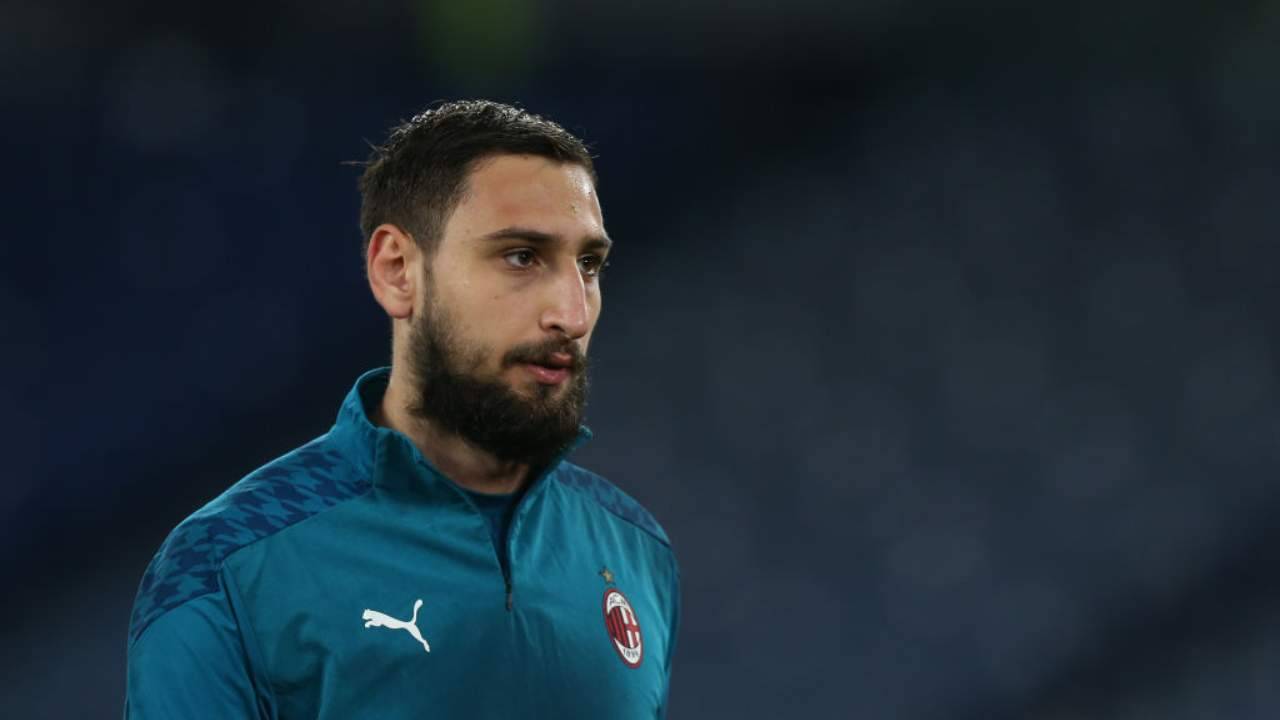 Donnarumma all'Olimpico di Roma