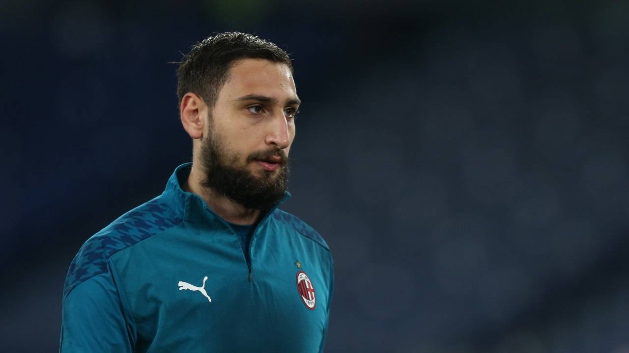 Gigio Donnarumma in campo