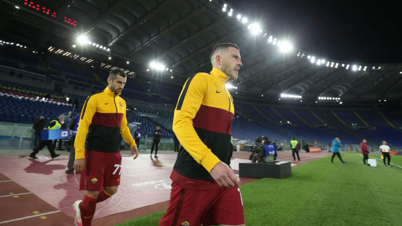 Veretout e Mkhitaryan all'Olimpico