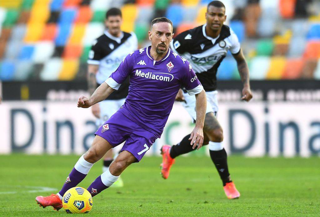 Ribery allo Stadio Friuli