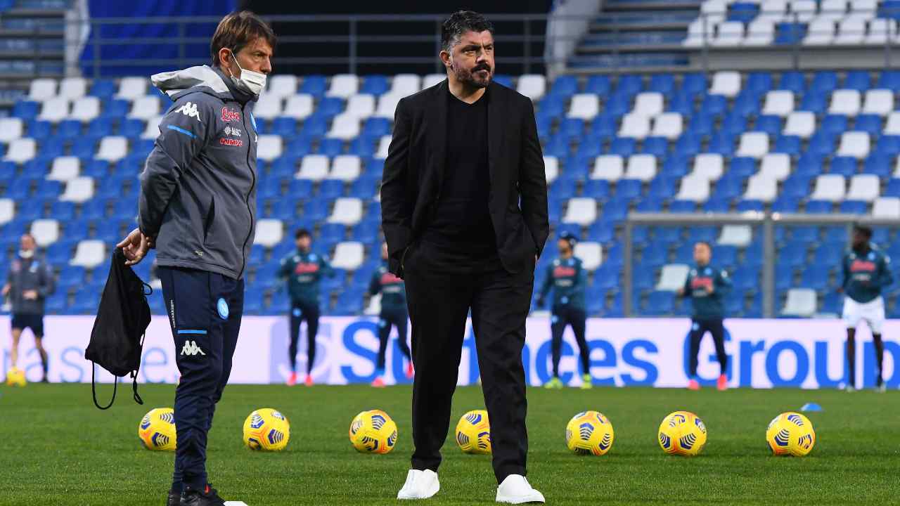Rino Gattuso in campo