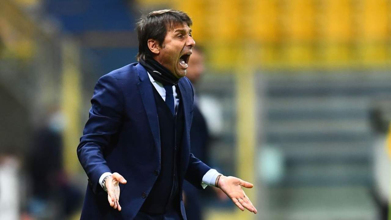 Conte che urla al Tardini