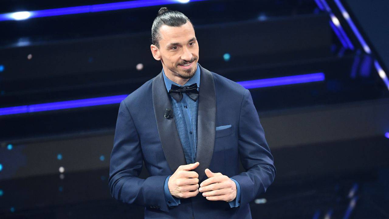 Zlatan Ibrahimovic sul palco