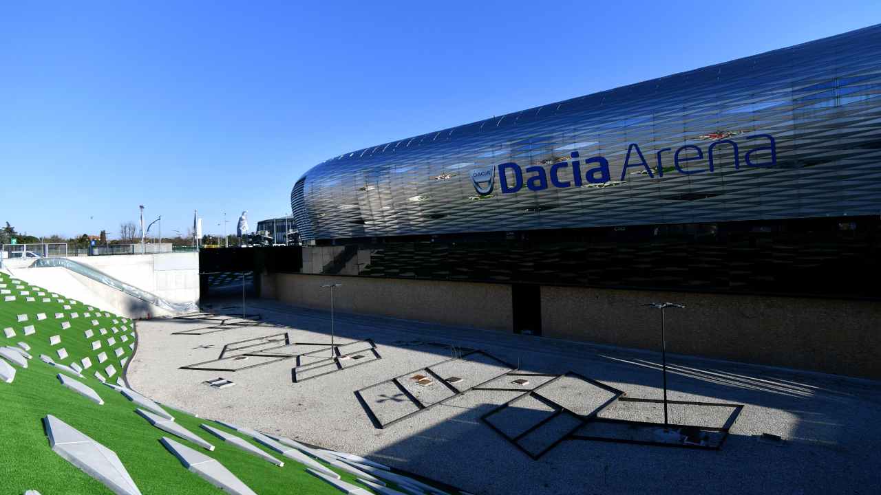 Udinese-Sampdoria, Dacia Arena dall'esterno