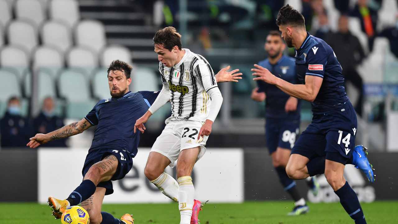 Juventus e Lazio in campo