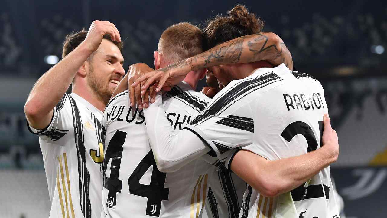La Juventus esulta