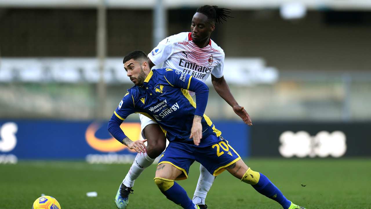 Verona e Milan in campo