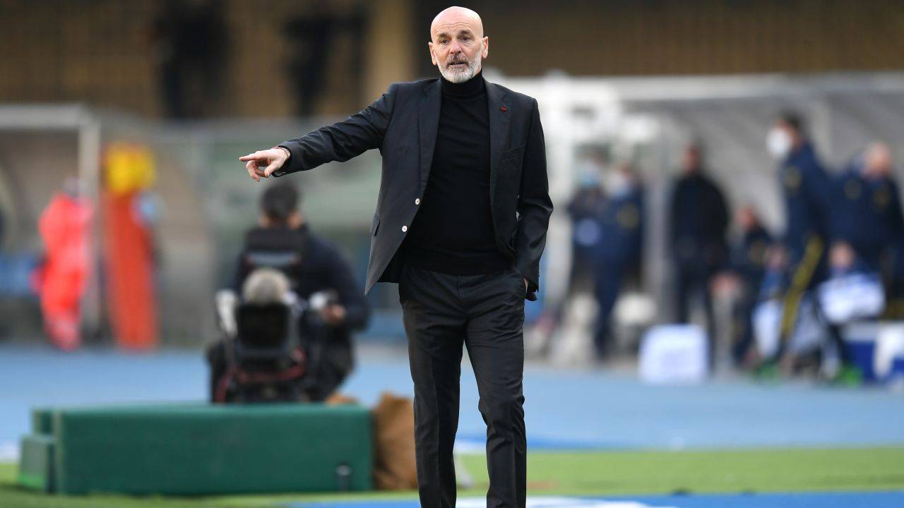 Stefano Pioli in panchina