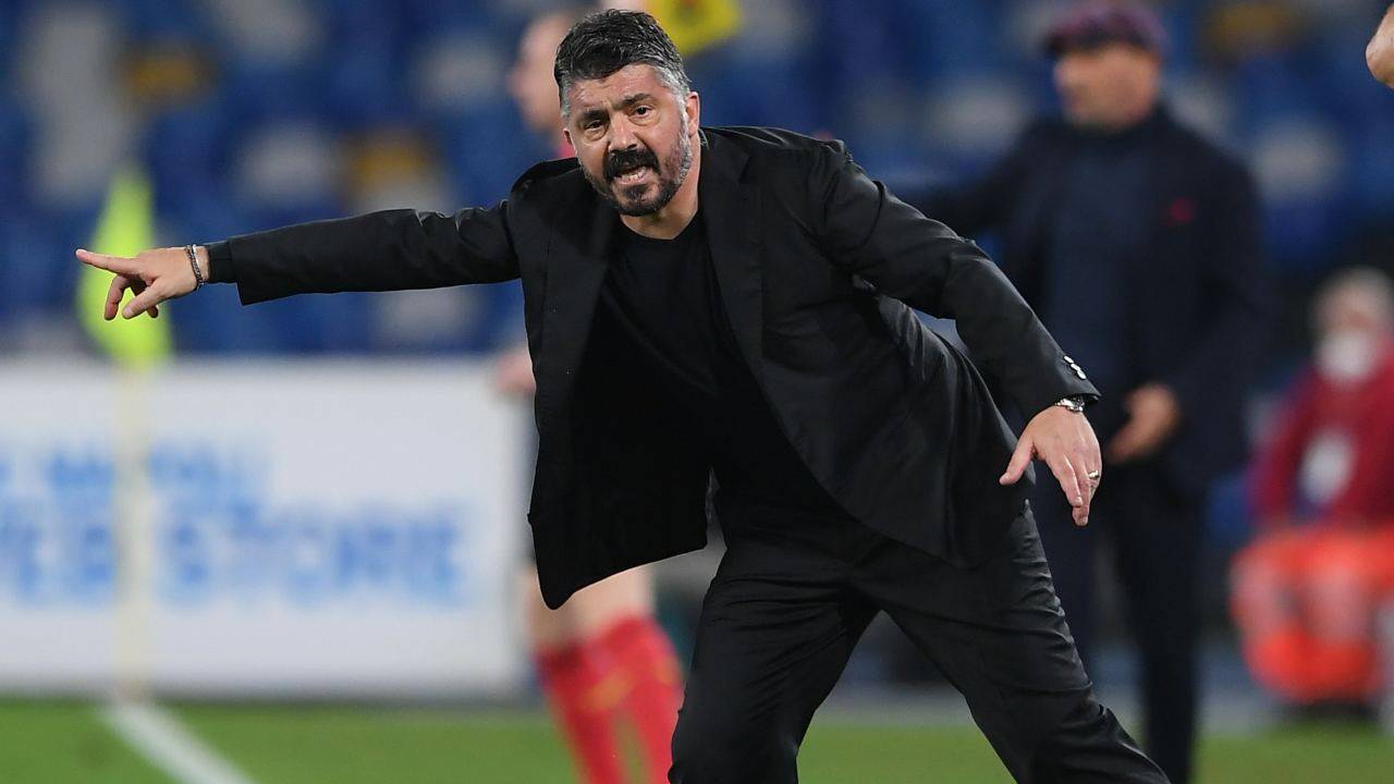 Gennaro Gattuso dà indicazioni