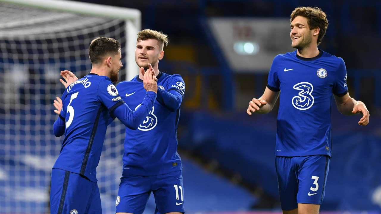 Il Chelsea esulta