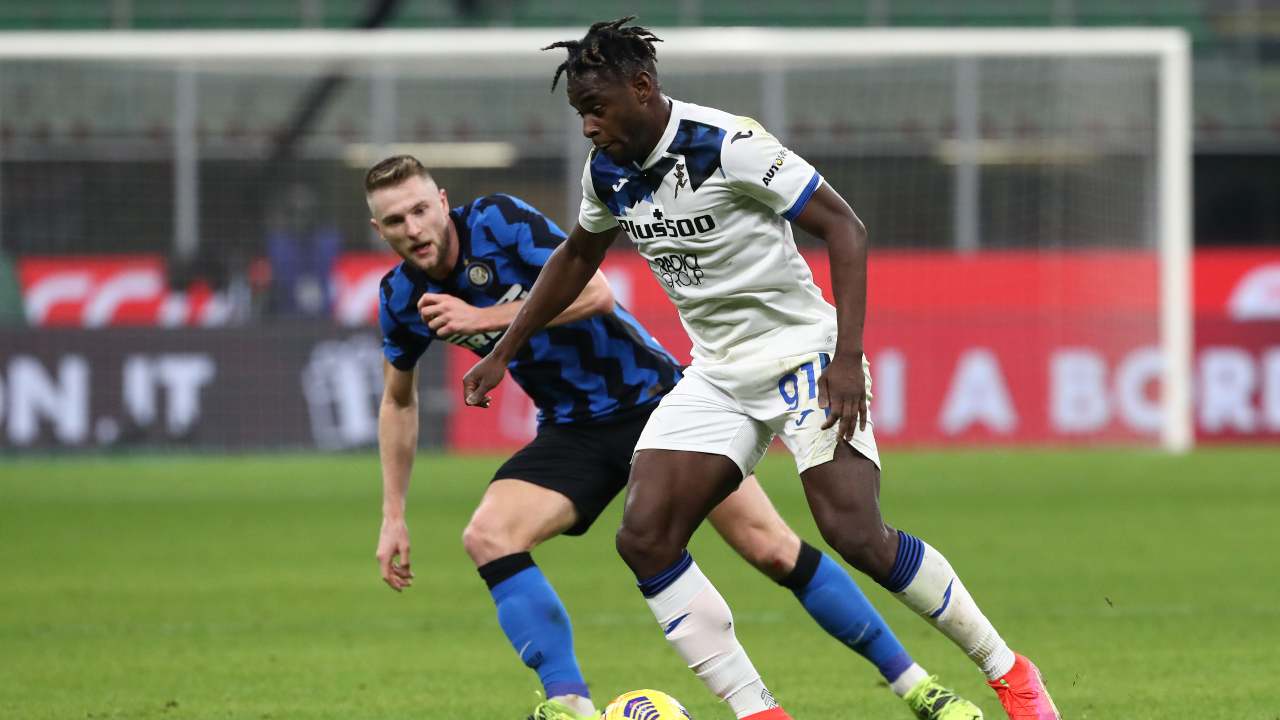 Duvan Zapata in azione