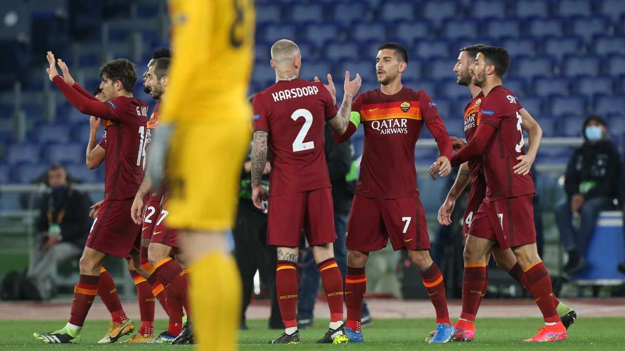 La Roma esulta