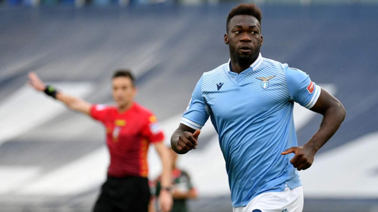 Caicedo esulta all'Olimpico