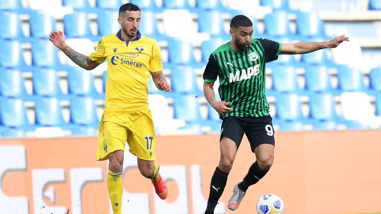 Sassuolo e Verona in azione