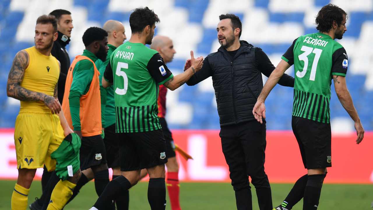De Zerbi si complimenta a fine partita