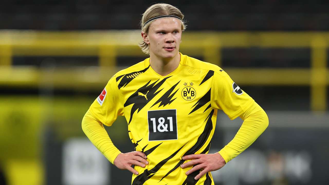 Erling Haaland in campo