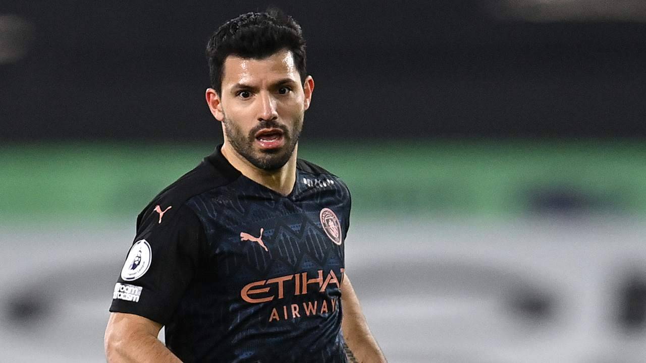 Sergio Aguero in campo