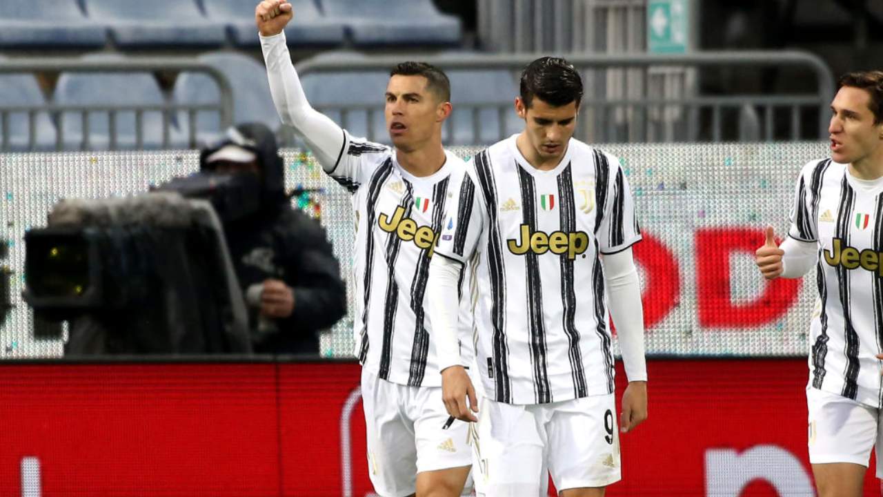 Esultanza della Juventus