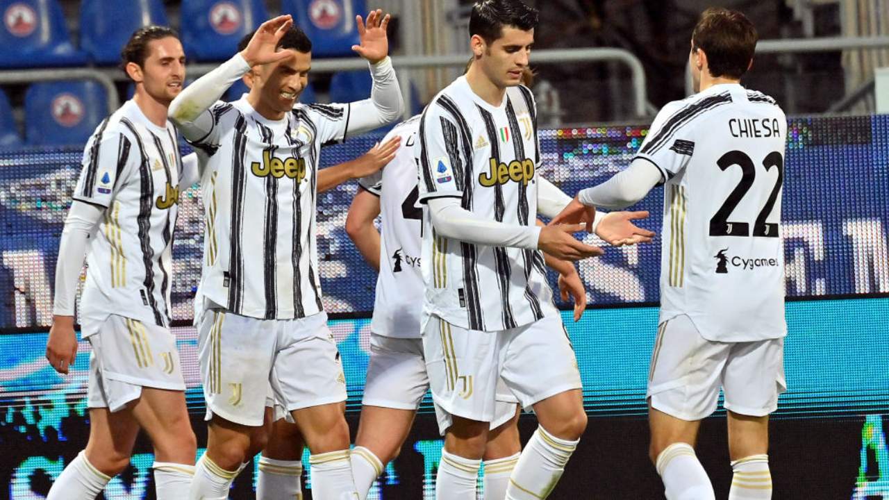 Esultanza Juventus