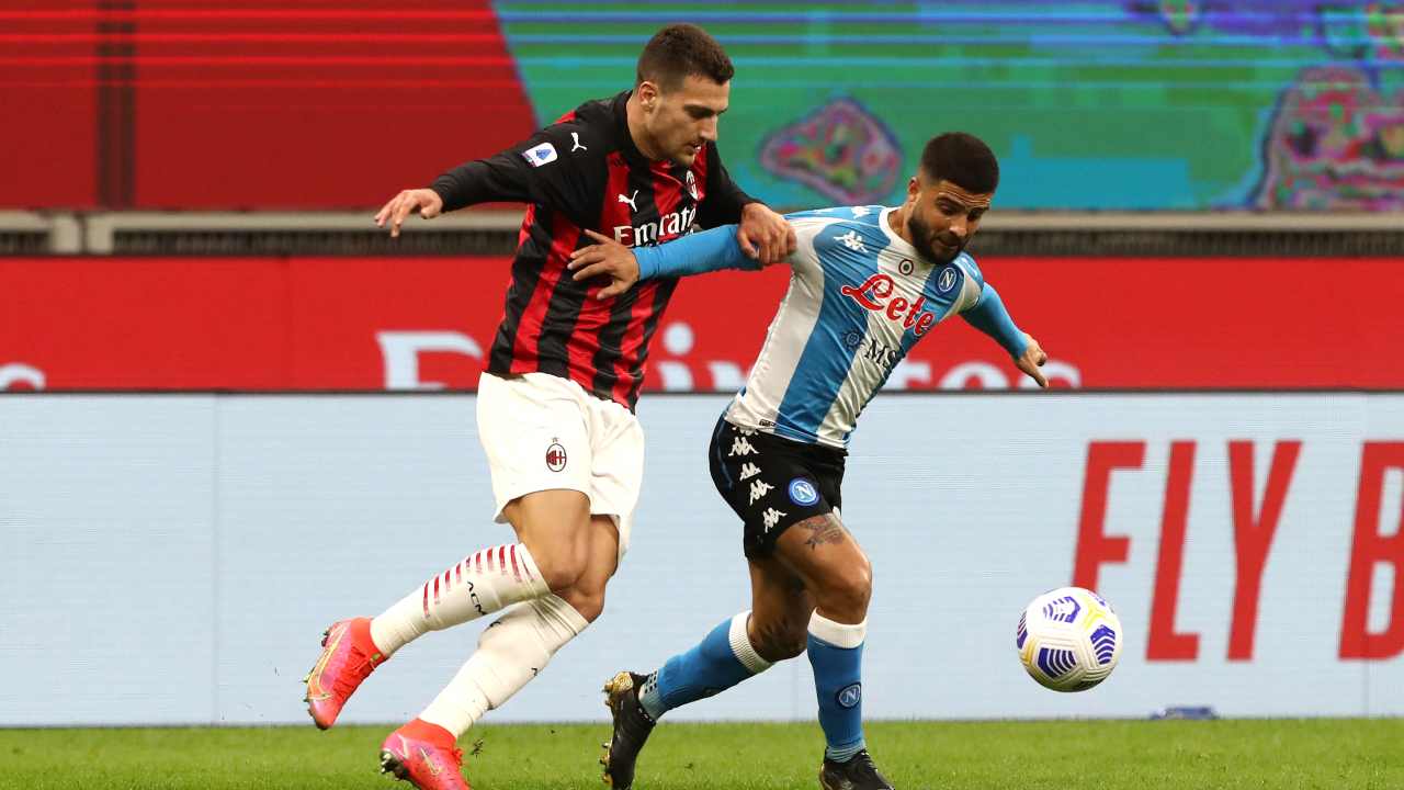 Milan e Napoli in campo