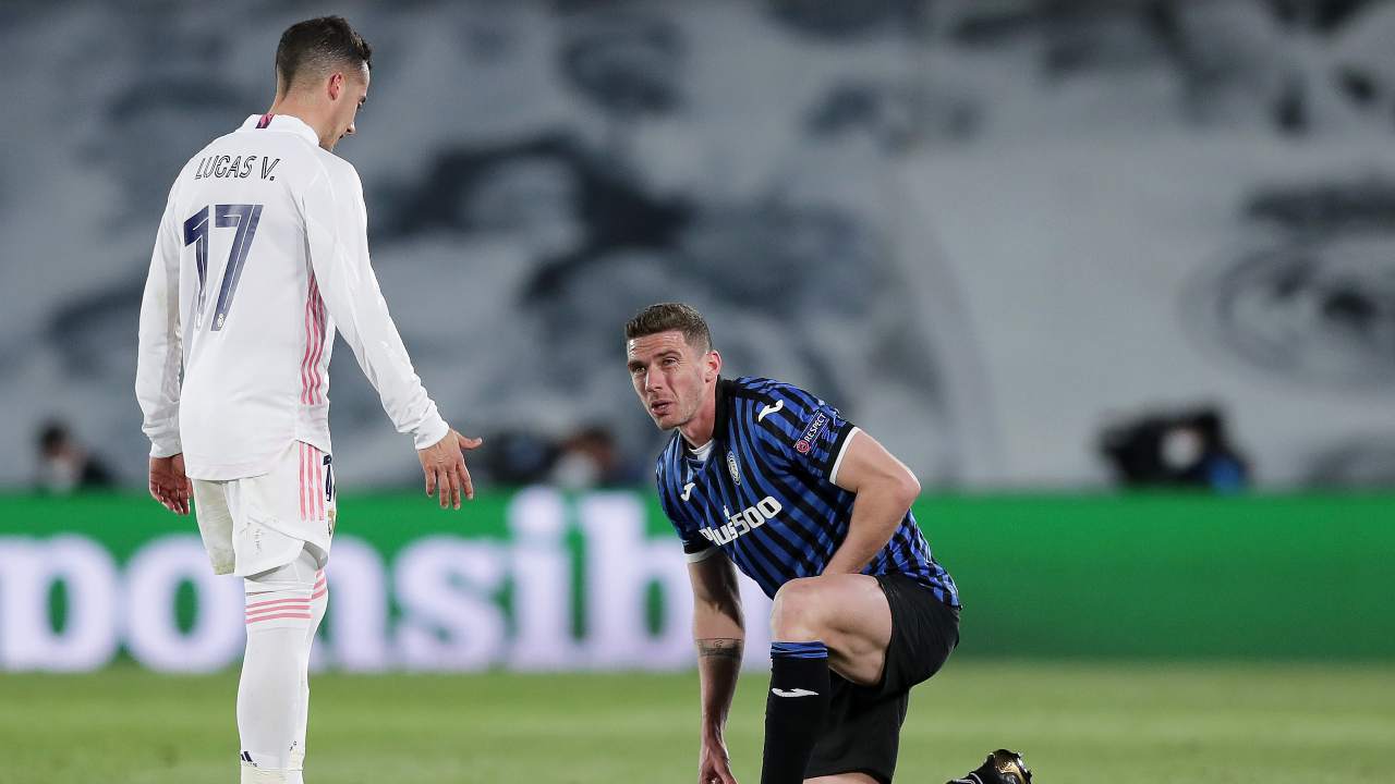 Real Madrid ed Atalanta in campo