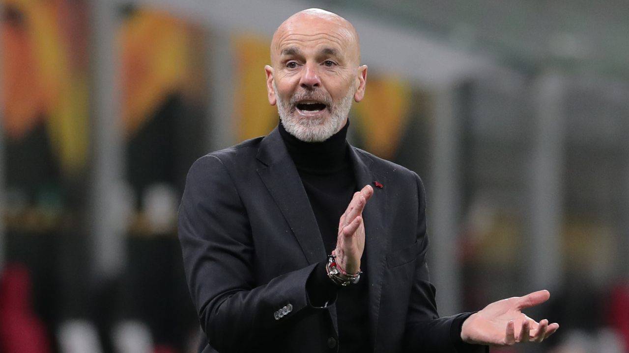 Stefano Pioli in campo