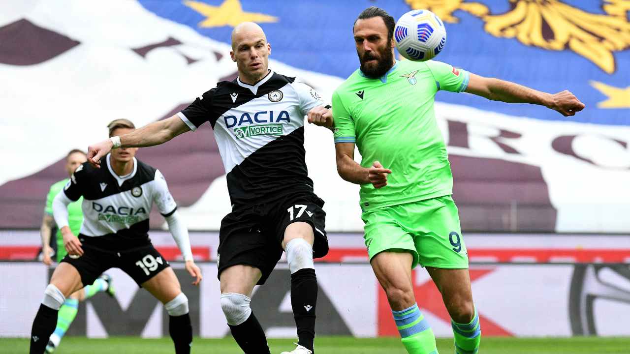 Udinese e Lazio in campo