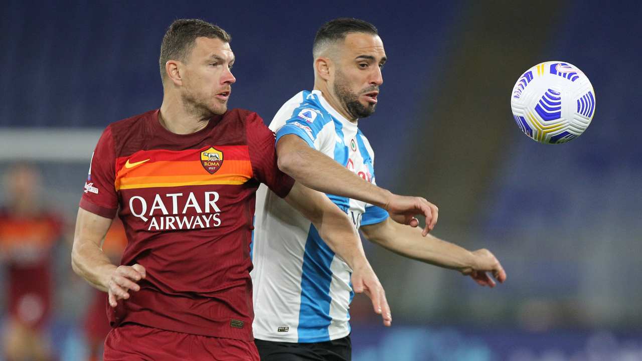 Dzeko e Maksimovic in azione