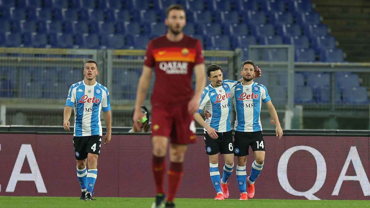 Roma e Napoli in campo