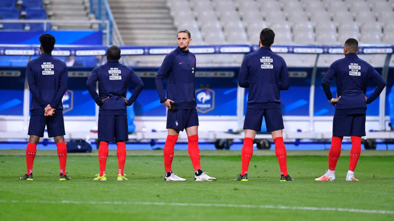 Rabiot si scalda con la Francia