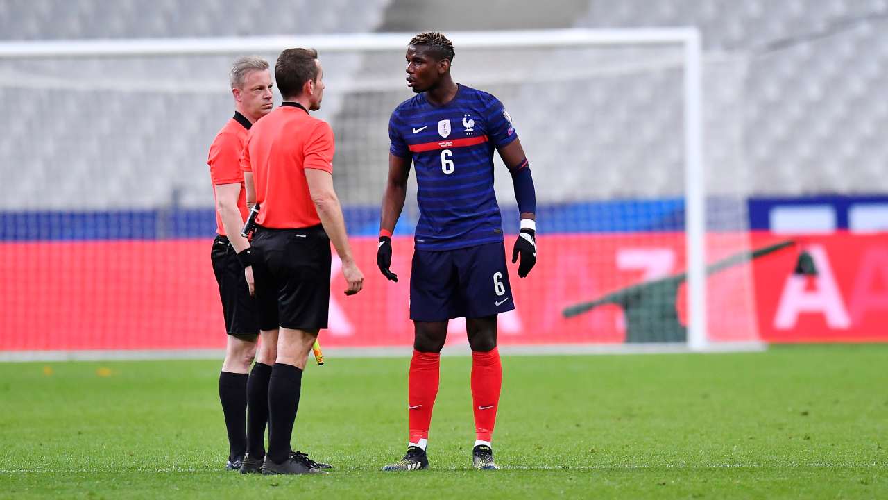 Paul Pogba in azione
