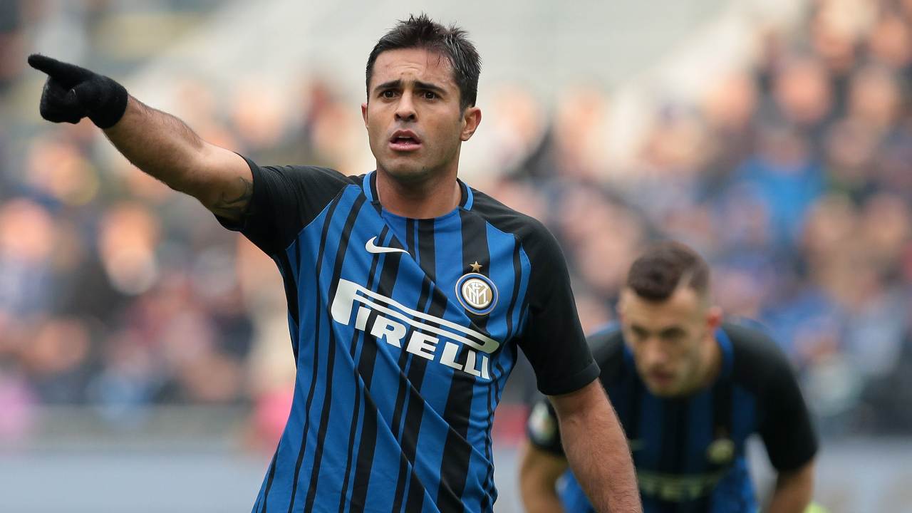 Eder in campo con l'Inter