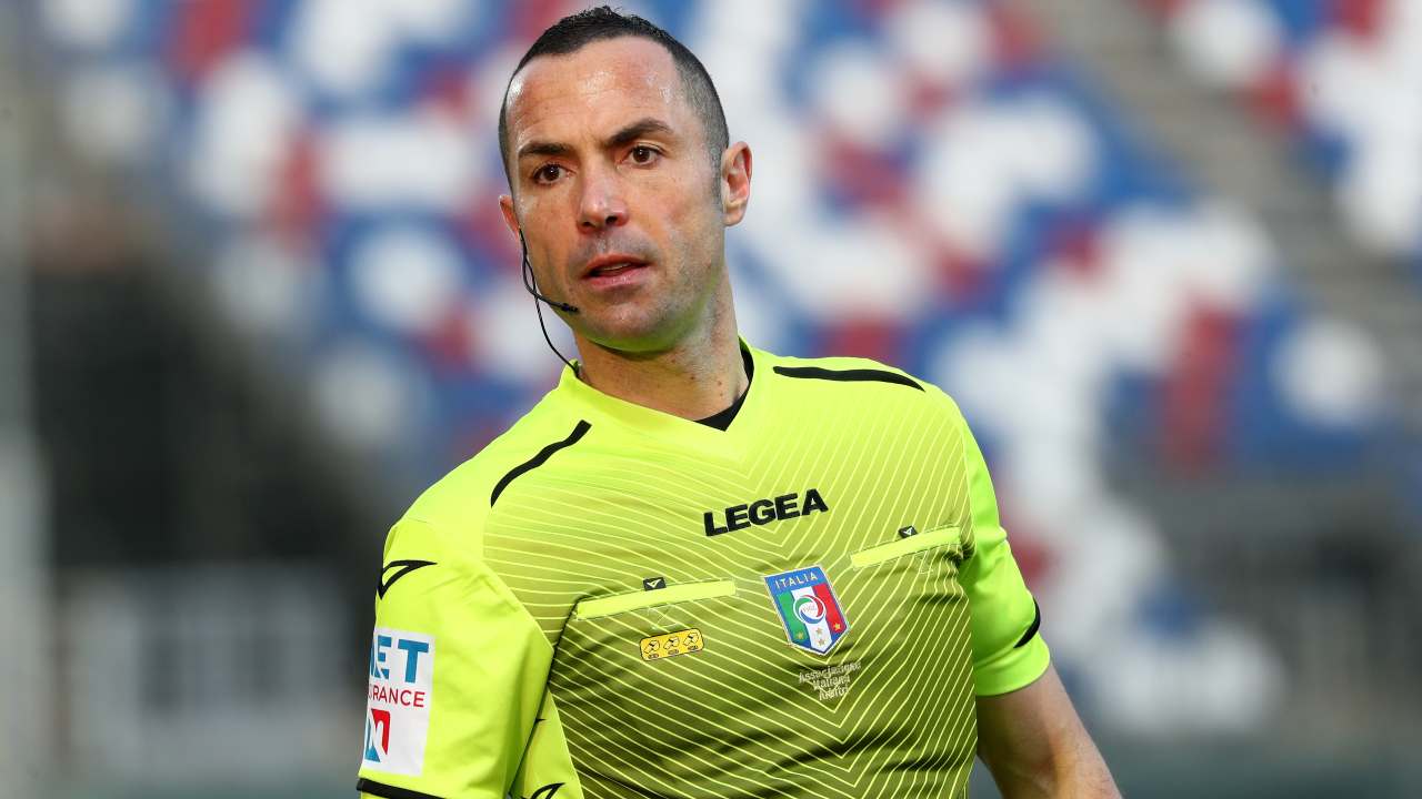L'arbitro Guida in campo