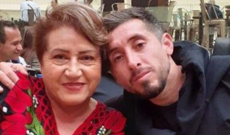 Hector Herrera e sua madre