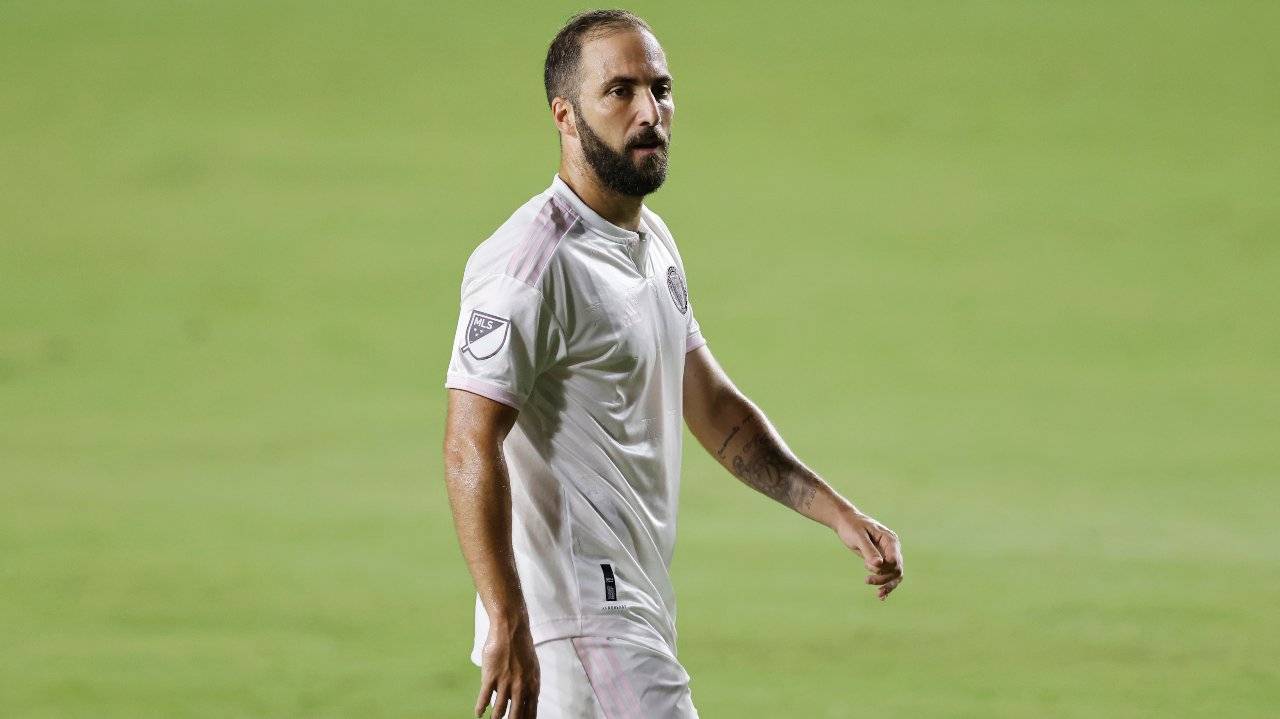 Gonzalo Higuain in campo