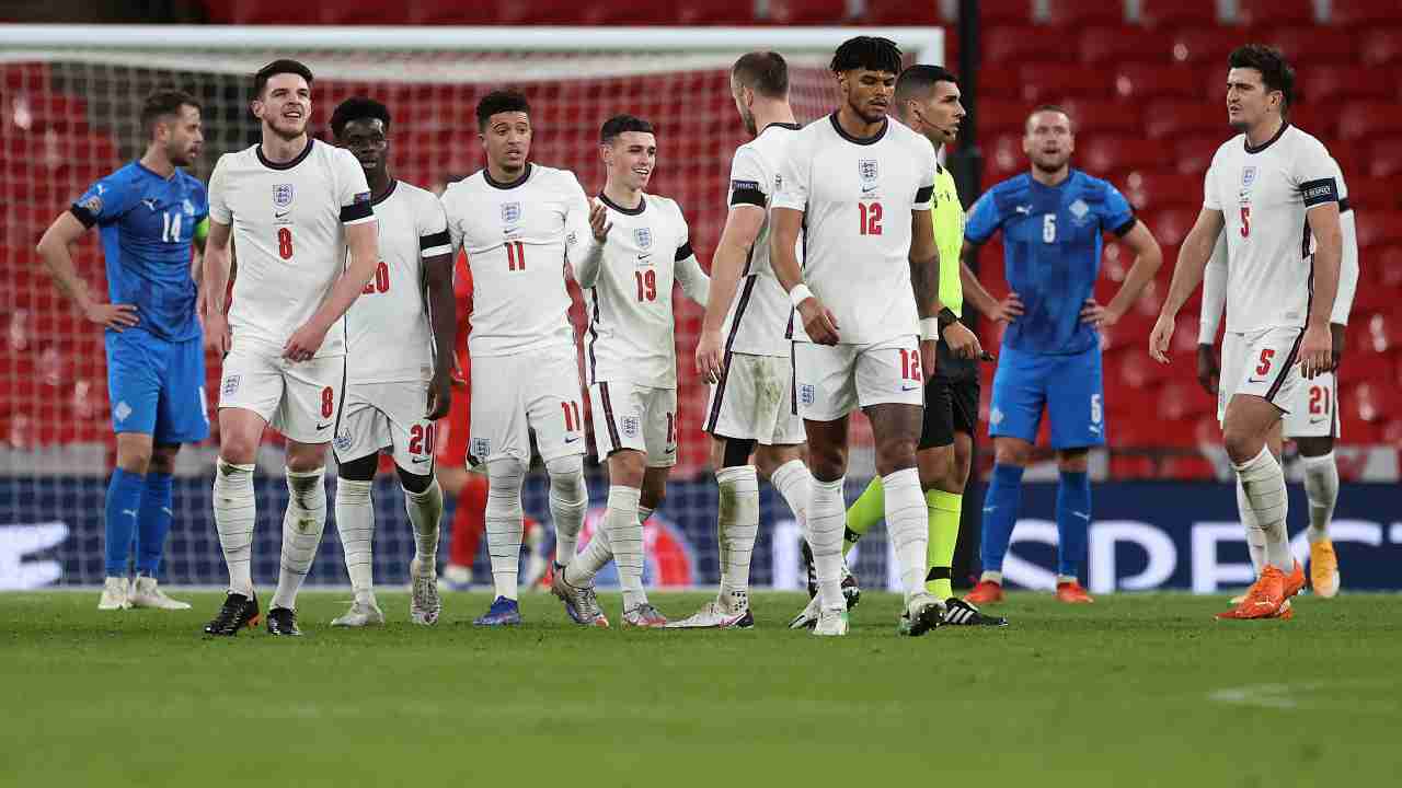 Qualificazioni Mondiali Albania Inghilterra rinvio