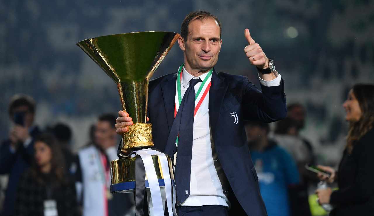 Allegri festeggia lo scudetto