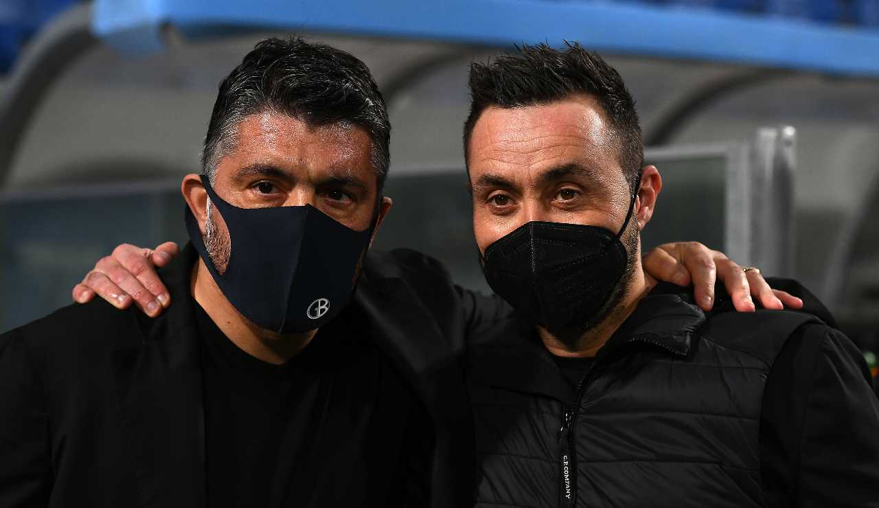Gattuso e De Zerbi