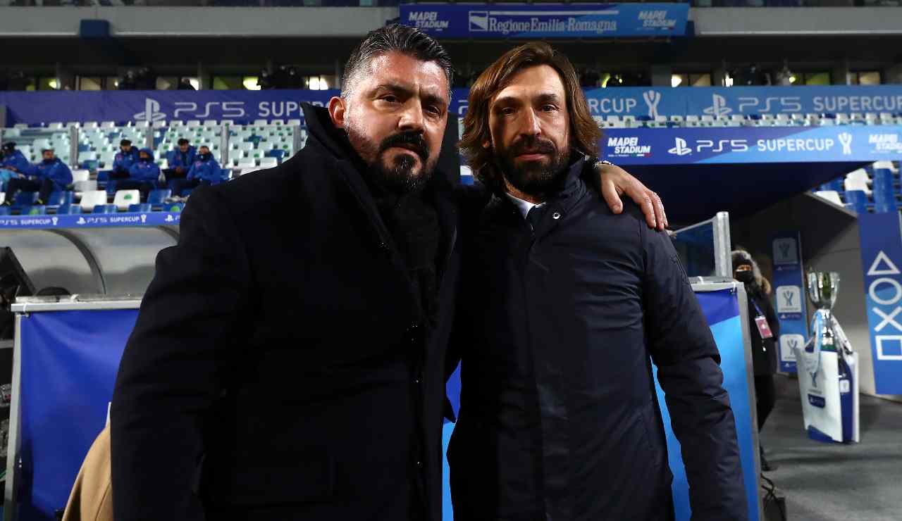 Gattuso e Pirlo