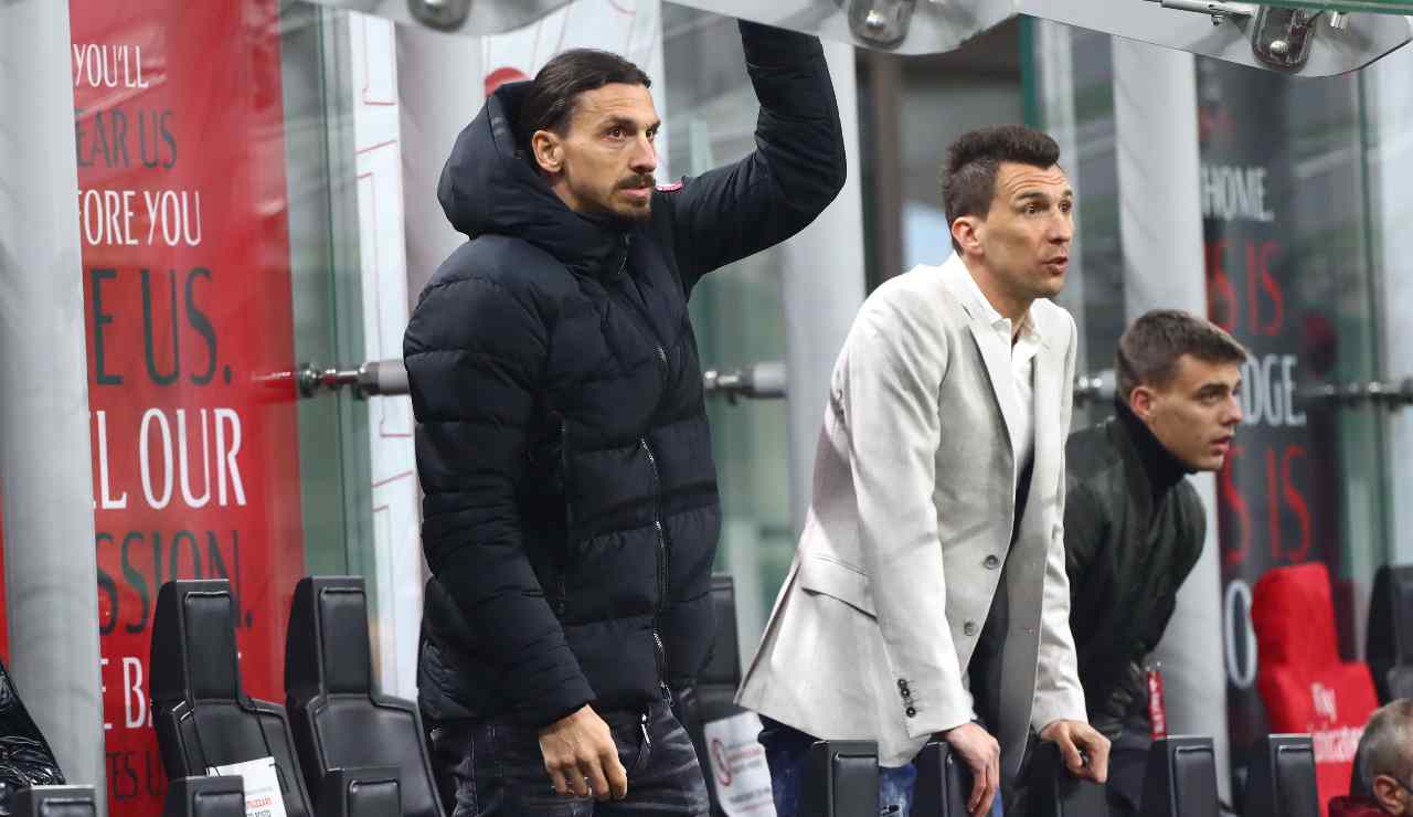 Ibrahimovic con Mandzukic