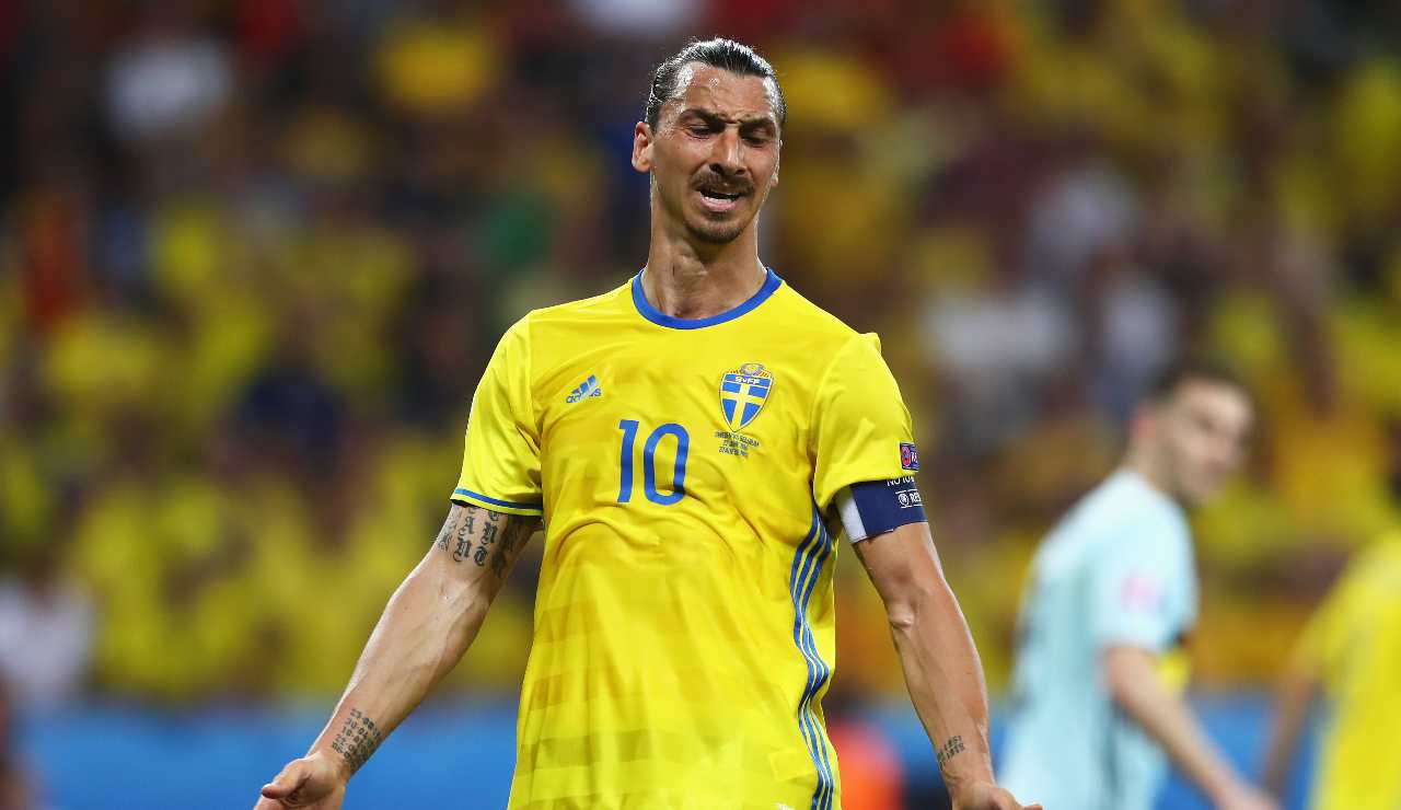 Ibrahimovic con la Svezia