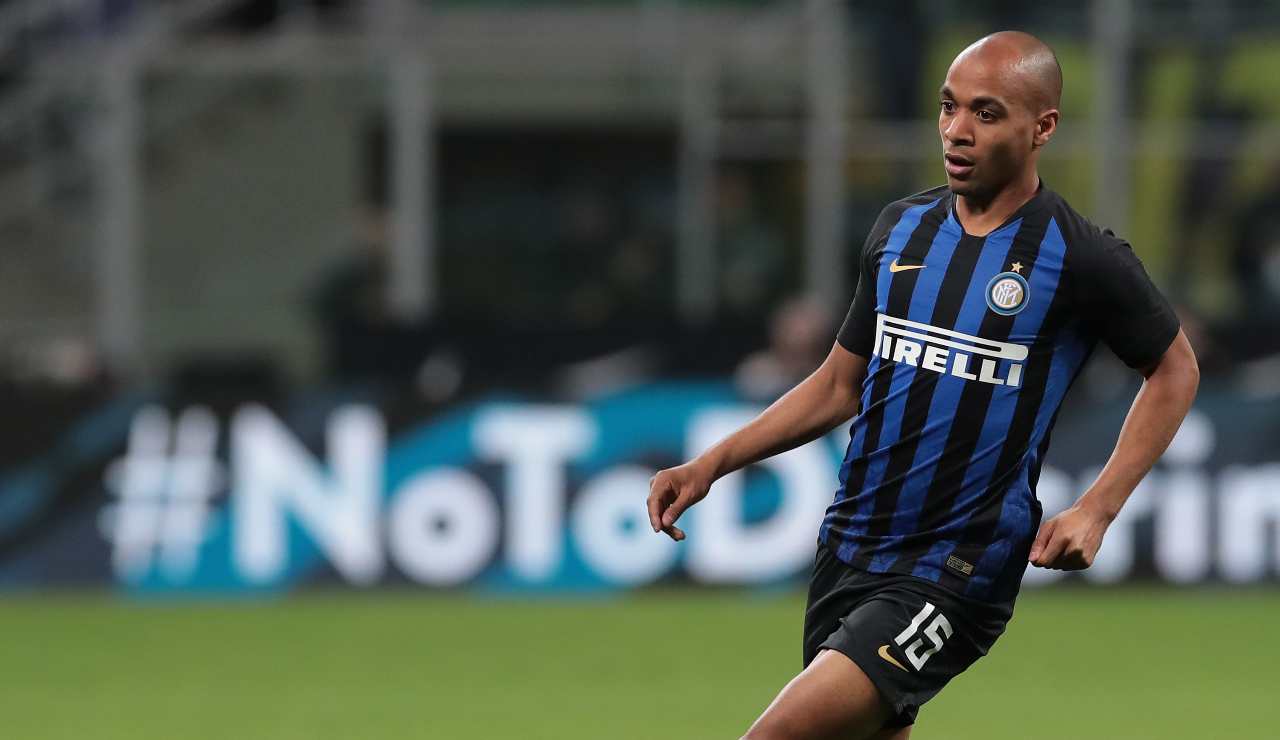 Joao Mario con la maglia dell'Inter