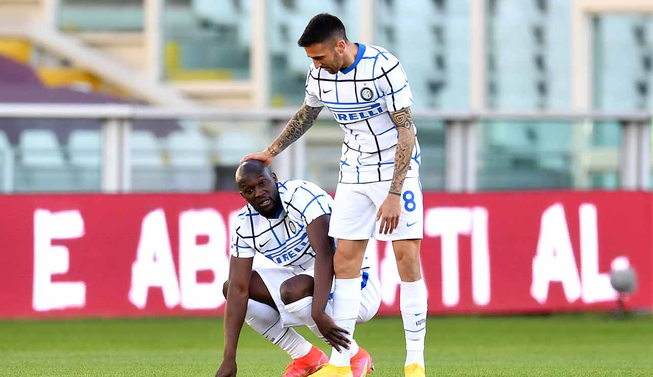 Vecino consola Lukaku
