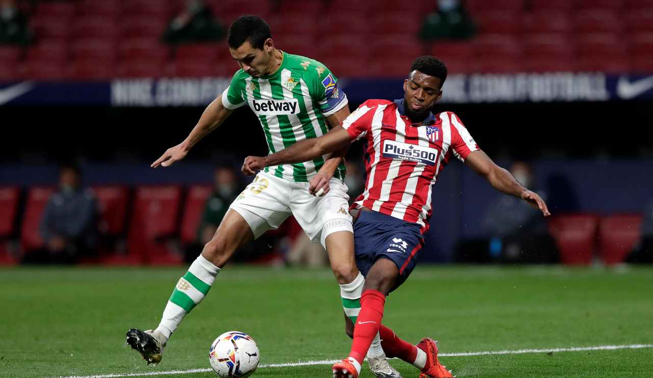 Mandi contro l'Atletico Madrid