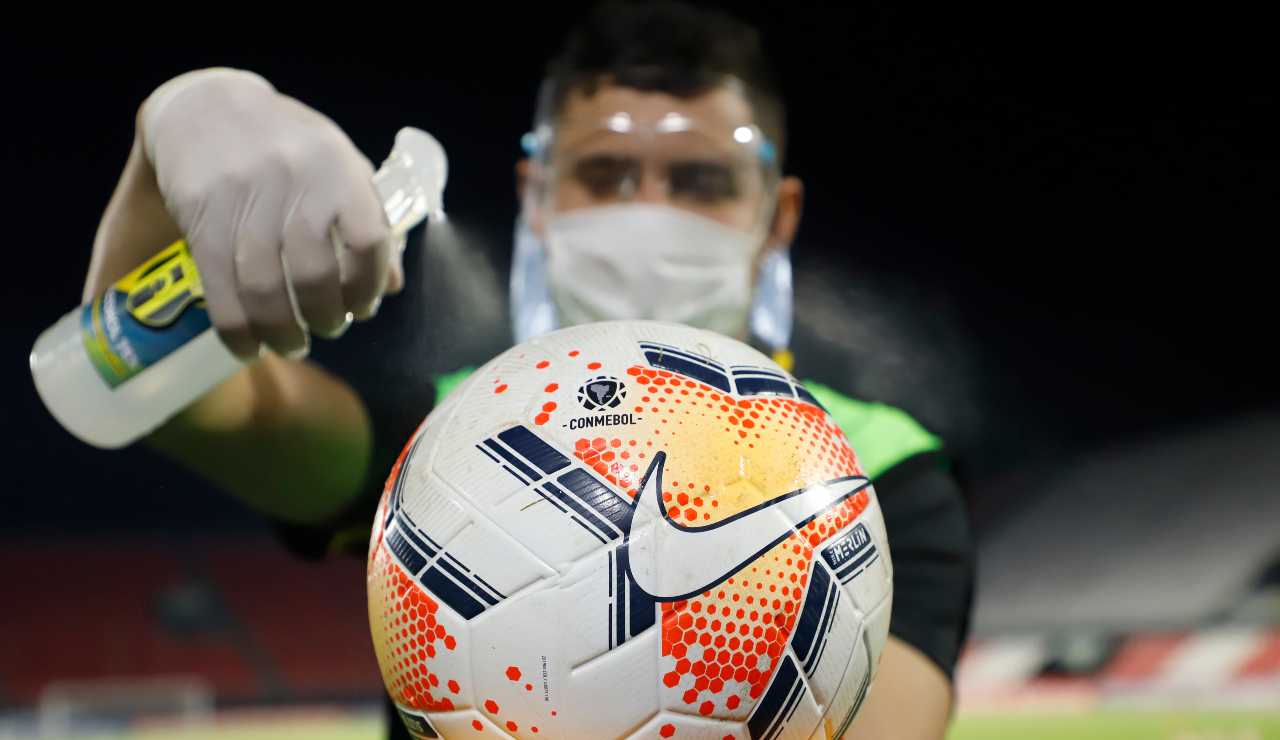 pallone igienizzato
