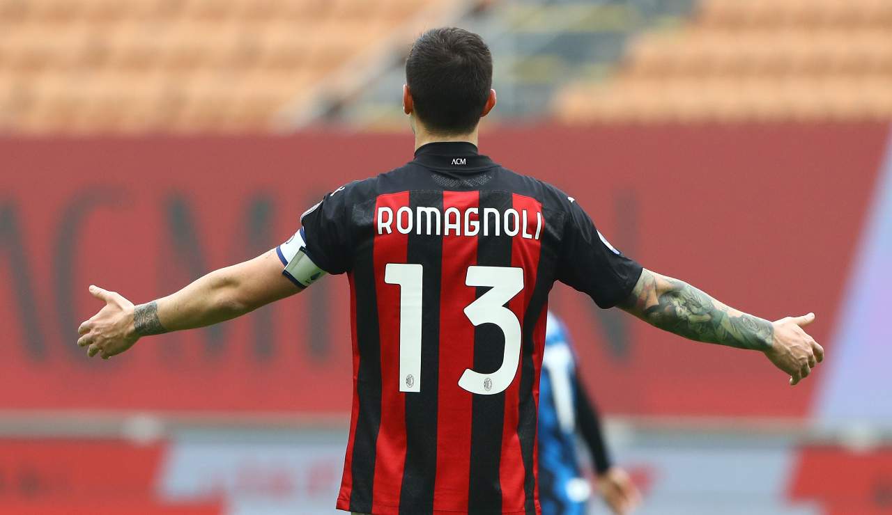 Alessio Romagnoli di spalle