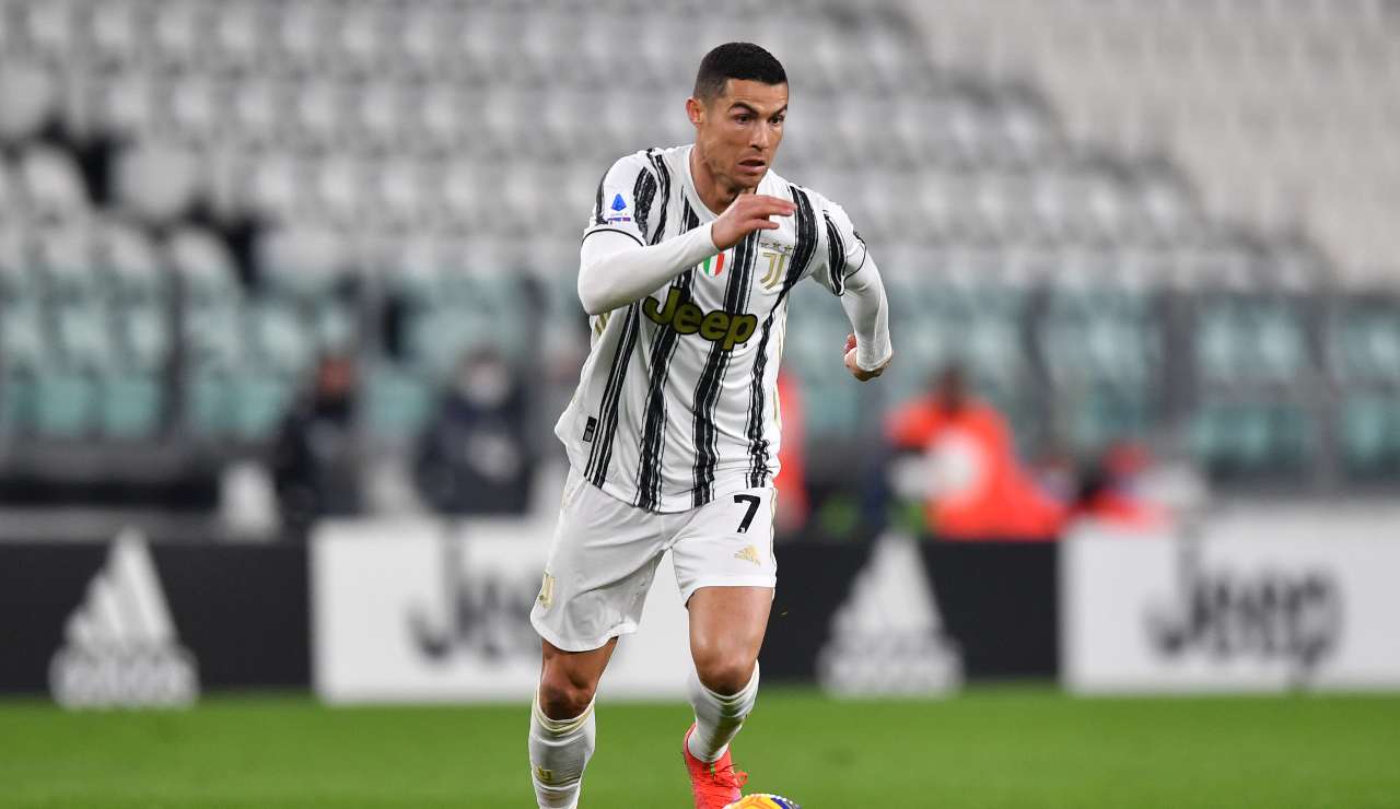 Cristiano Ronaldo in azione