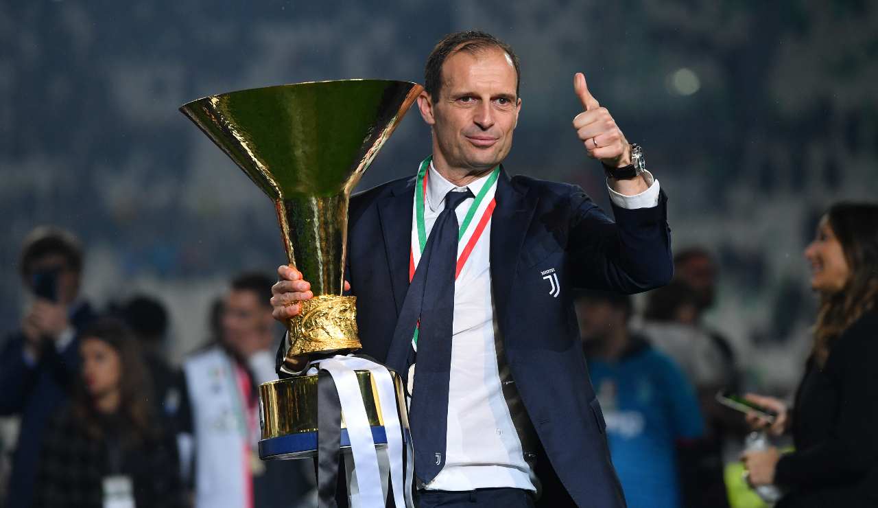 Allegri festeggia lo scudetto