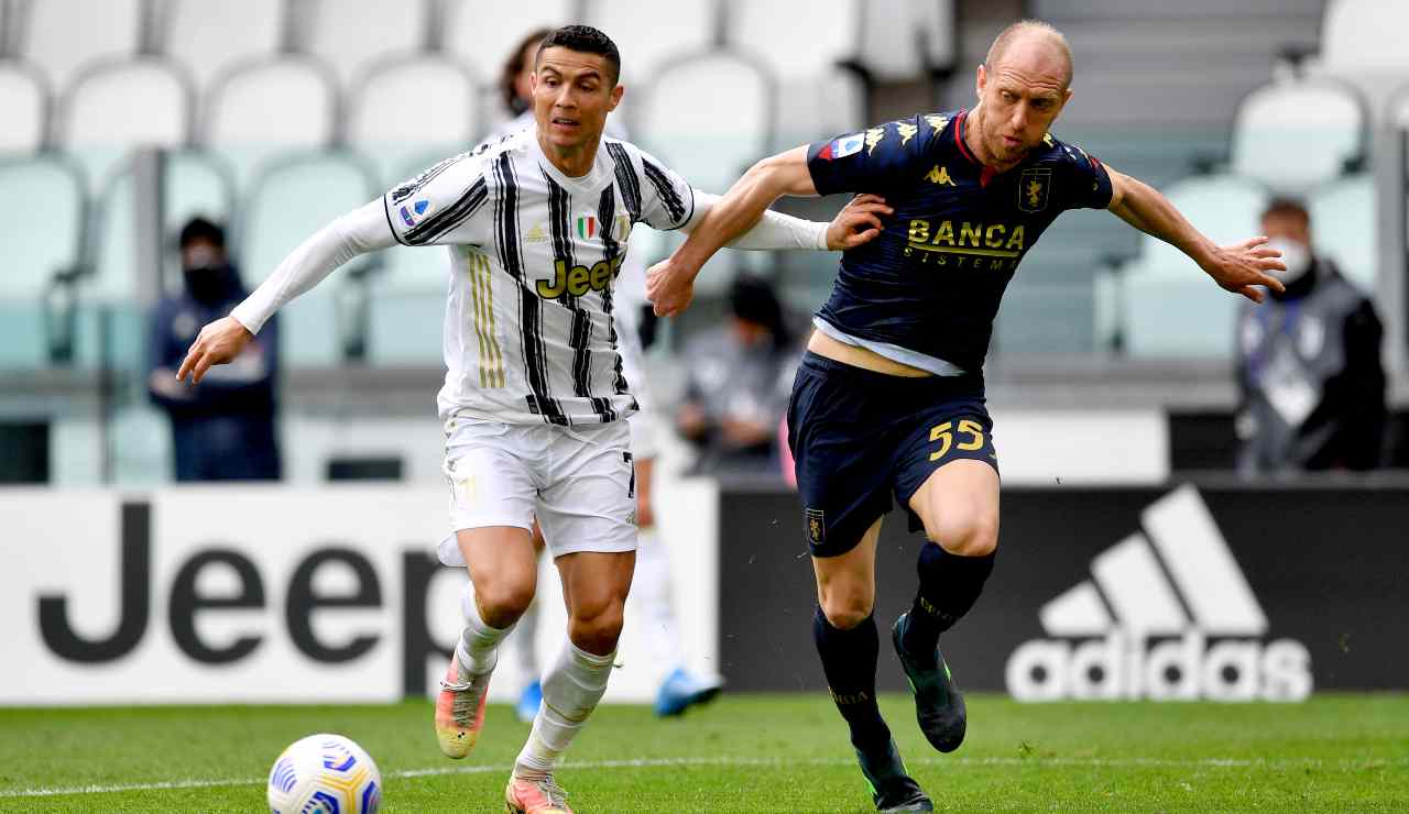 Cristiano Ronaldo e Masiello